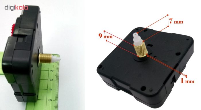 موتور آرام گرد ساعت جیالی مدل M6363 بسته 5 عددی