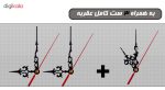 موتور آرام گرد ساعت جیالی مدل A3-m6363 بسته 2 عددی
