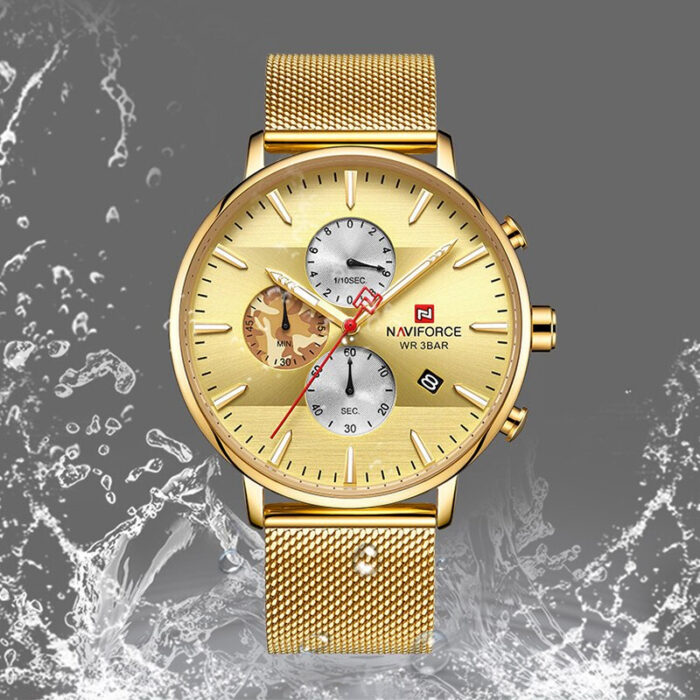 ساعت مچی عقربه ای مردانه نیوی فورس مدل NF9169 GG