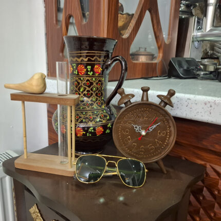 ساعت رومیزی مدل گردو