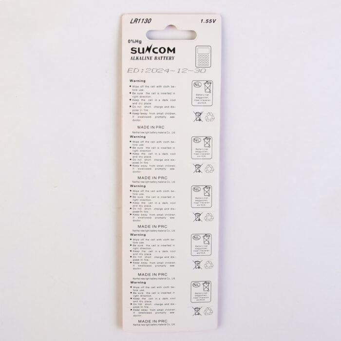 باتری ساعت سان کام مدل AG10 LR1130 390 بسته 10 عددی