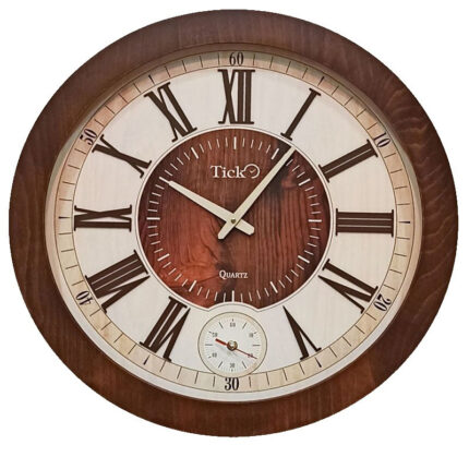 ساعت دیواری تیک مدل آبنوس 8087