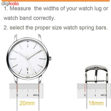 پین بند ساعت مچی مدل DW 24 به همراه ابزار کوتاه کننده بند