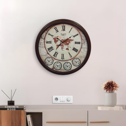 ساعت دیواری تیک مدل 4 موتوره کد 728