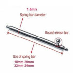 پین بند مدل sfp-20 مناسب برای ساعت هوشمند شیائومی 22 میلی متر بسته 2 عددی