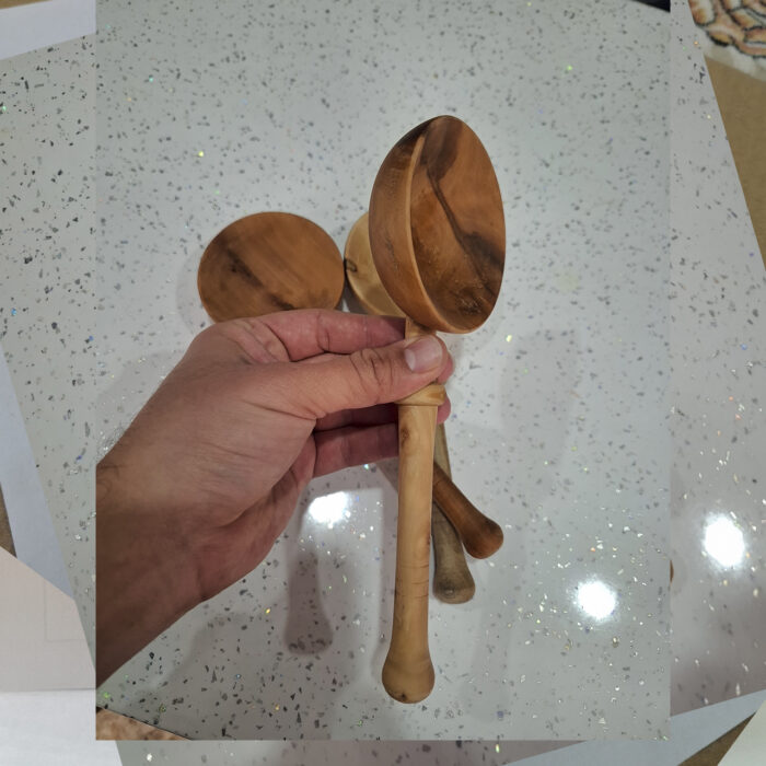 قاشق آجیل خوری مدل گردو