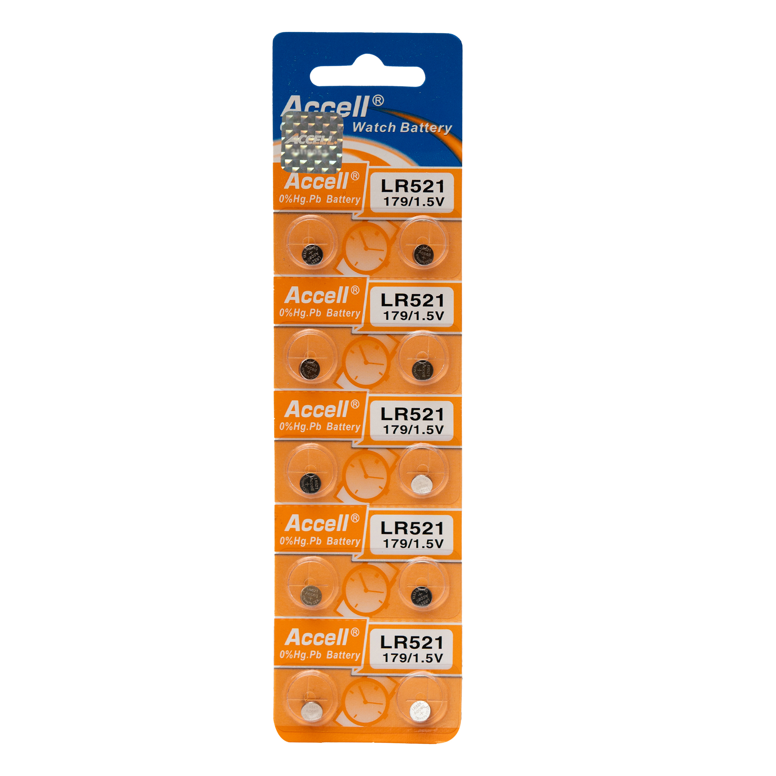 باتری ساعت اکسل مدل LR 521 بسته 10 عددی