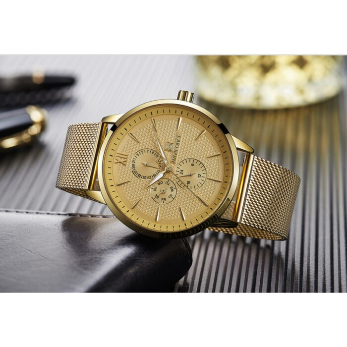 ساعت مچی عقربه ای مردانه نیوی فورس کد NF3003M-G-G