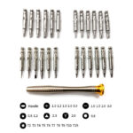 پیچ گوشتی ساعتی مدل TOOLS 26 مجموعه 26 عددی - تصویر 3