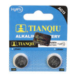 باتری ساعتی تیانکیو مدل AG13 LR44 A76 بسته 2 عددی