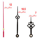 موتور و عقربه ساعت دیواری مدل 4044 مجموعه 14 عددی - تصویر 4